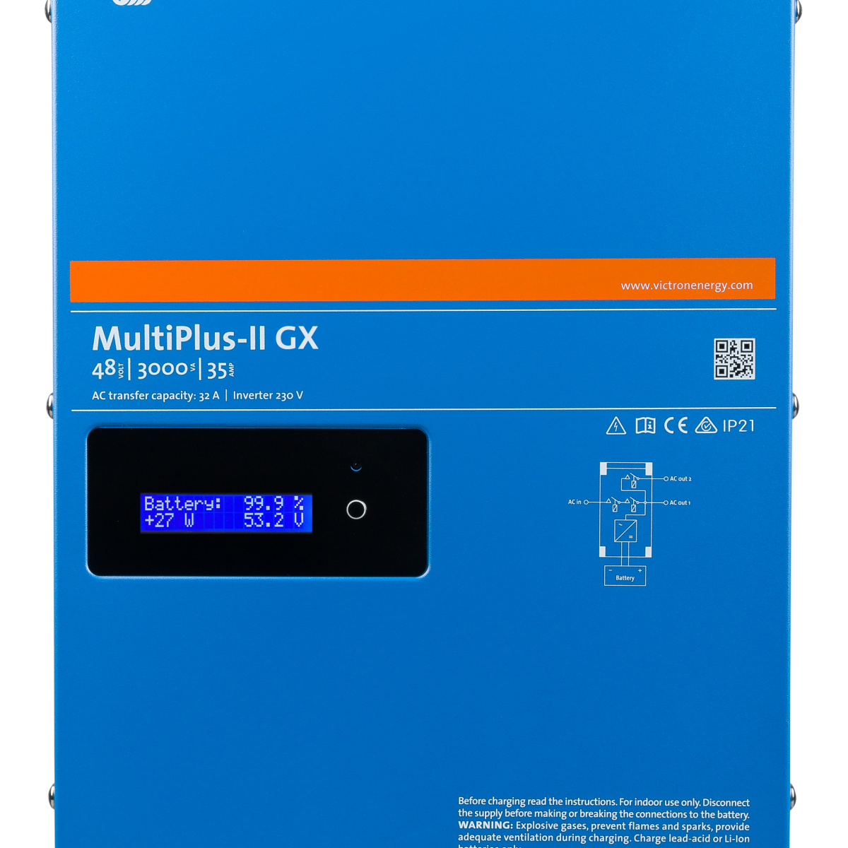 Victron Energy MultiPlusII GX Inverter/Charger Nocheski Solar